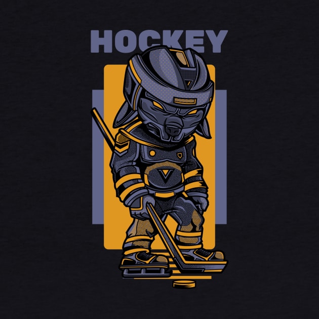 Hockey / Urban Streetwear / Hockey Fan / Hockey Player Design by Redboy